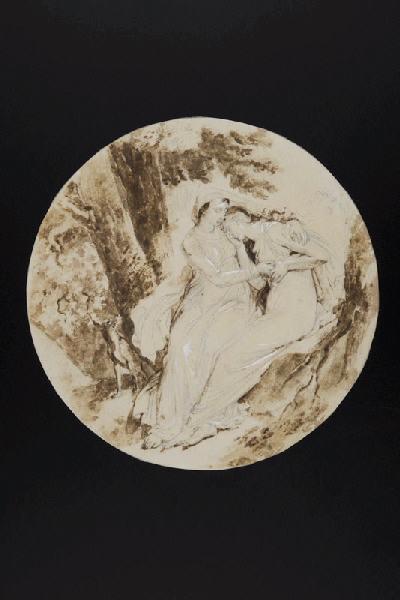 Elément décoratif, Alexandre Fragonard, 1ère moitié 19e siècle
