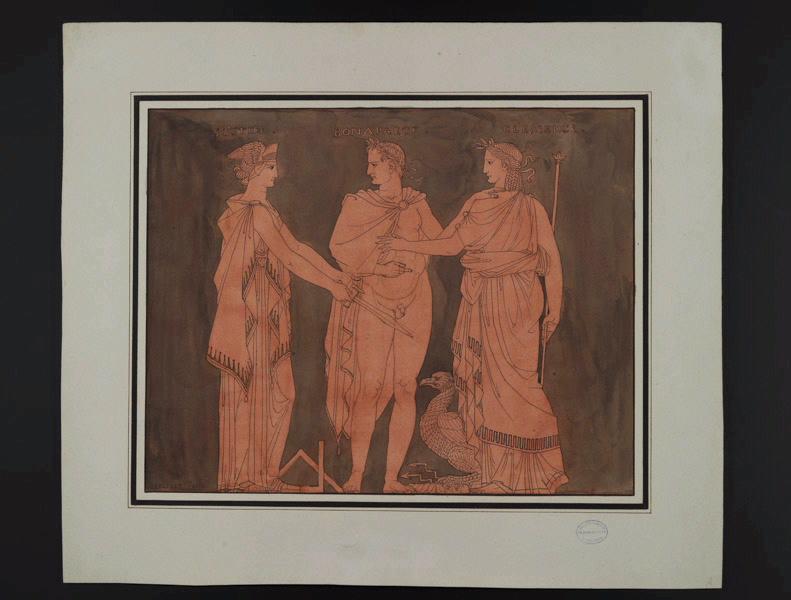 Elément décoratif, Pierre Nolasque Bergeret, 1804