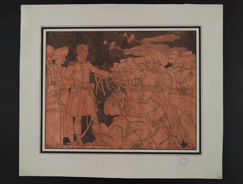 Elément décoratif, Pierre Nolasque Bergeret, 1804