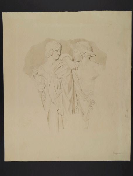 Elément décoratif, Alexandre Fragonard, 1ère moitié 19e siècle