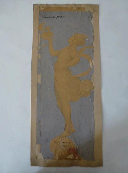 Elément décoratif [Vase], Eugène Froment, 1874
