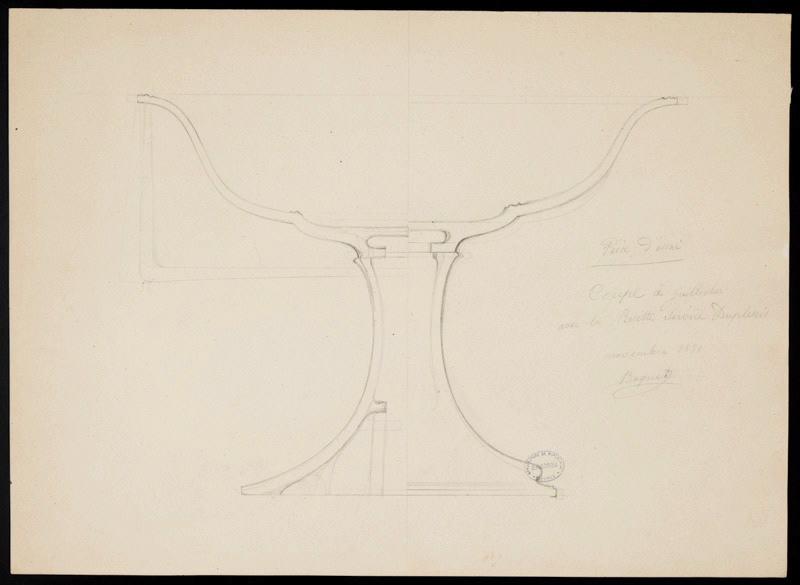 Coupe du service Duplessis, Pierre Joseph Baquet, 1871