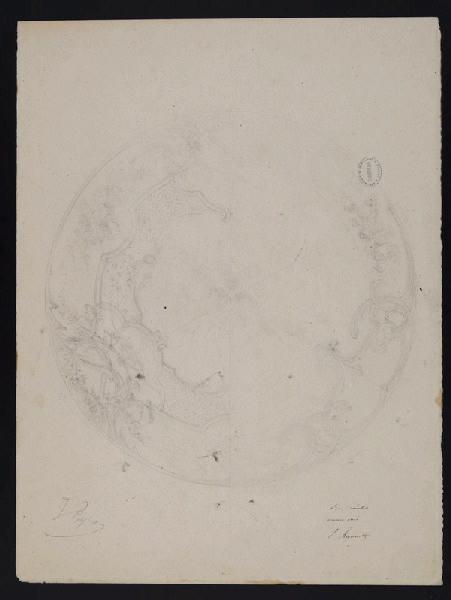 Assiette, Jean-Gabriel Peyre, 2e moitié 19e siècle