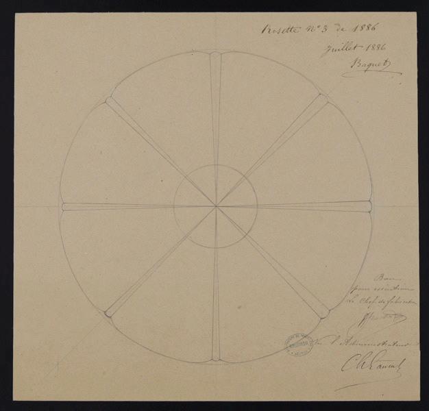 Assiette [Rosette], Pierre Joseph Baquet, 1886
