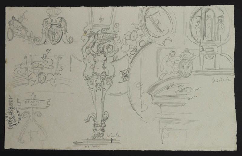 Eléments décoratifs, Jean-Charles Develly, 19e siècle