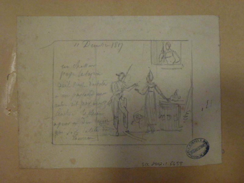 Elément décoratif, Jean-Charles Develly, 1ère moitié 19e siècle