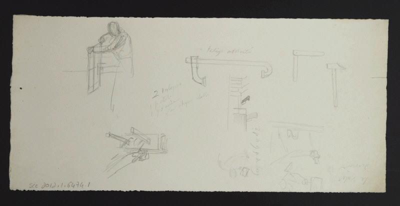 Eléments décoratifs, Jean-Charles Develly, 1ère moitié 19e siècle