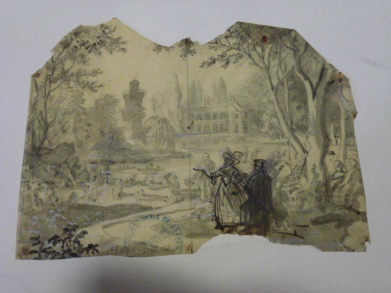 Elément décoratif, Jean-Charles Develly, 1ère moitié 19e siècle