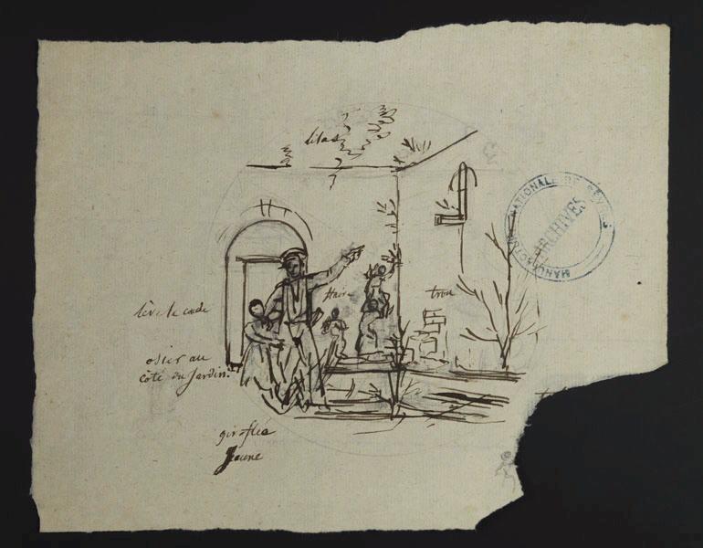 Elément décoratif, Jean-Charles Develly, 1ère moitié 19e siècle