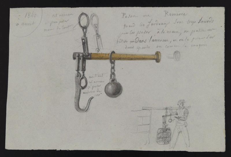 Eléments décoratifs, Jean-Charles Develly, 1ère moitié 19e siècle