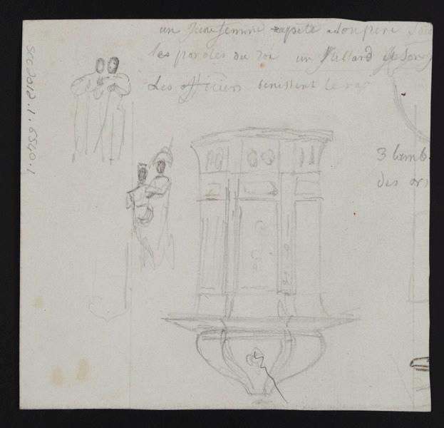 Eléments décoratifs, Jean-Charles Develly, 1ère moitié 19e siècle