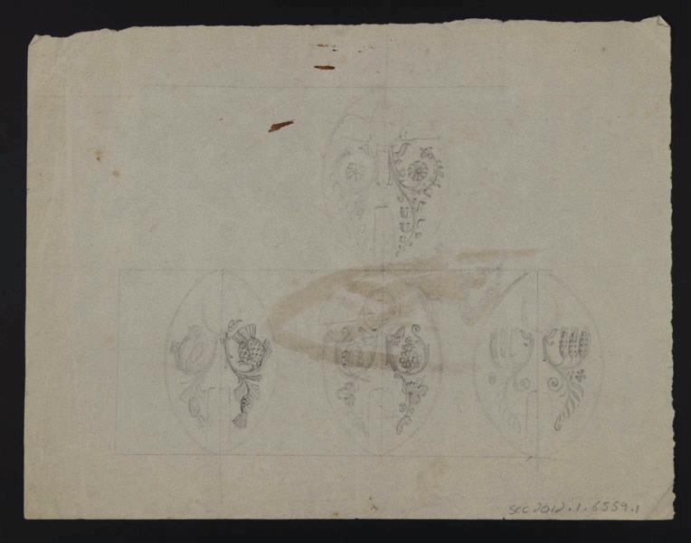 Eléments décoratifs, Jean-Charles Develly, 1ère moitié 19e siècle