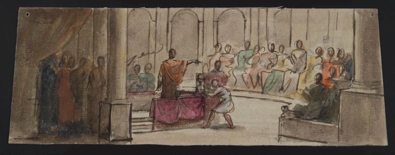Elément décoratif, Jean-Charles Develly, 1ère moitié 19e siècle