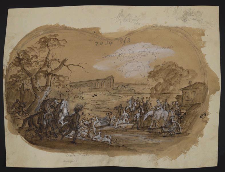 Elément décoratif, Jean-Charles Develly, 1ère moitié 19e siècle