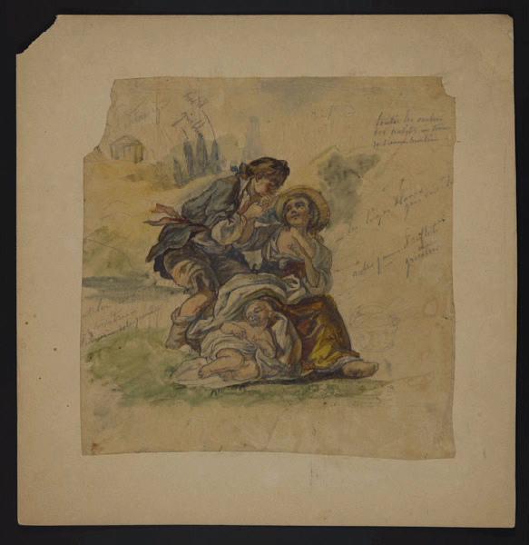Eléments décoratifs, Jean-Charles Develly, 1ère moitié 19e siècle