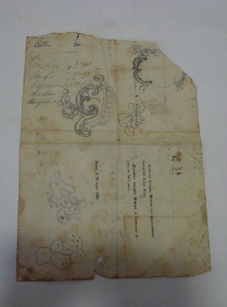 Elément décoratif, Jean-Charles Develly, 1ère moitié 19e siècle