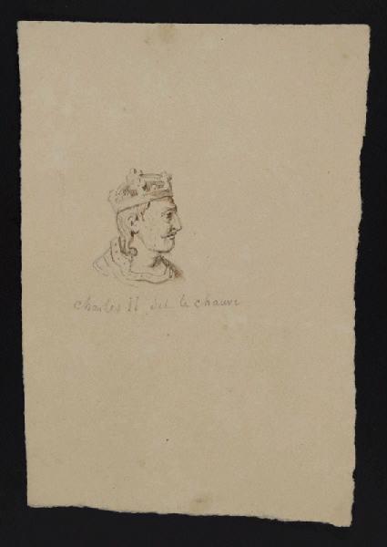 Elément décoratif [Charles II le chauve], Jean-Charles Develly, 1ère moitié 19e siècle