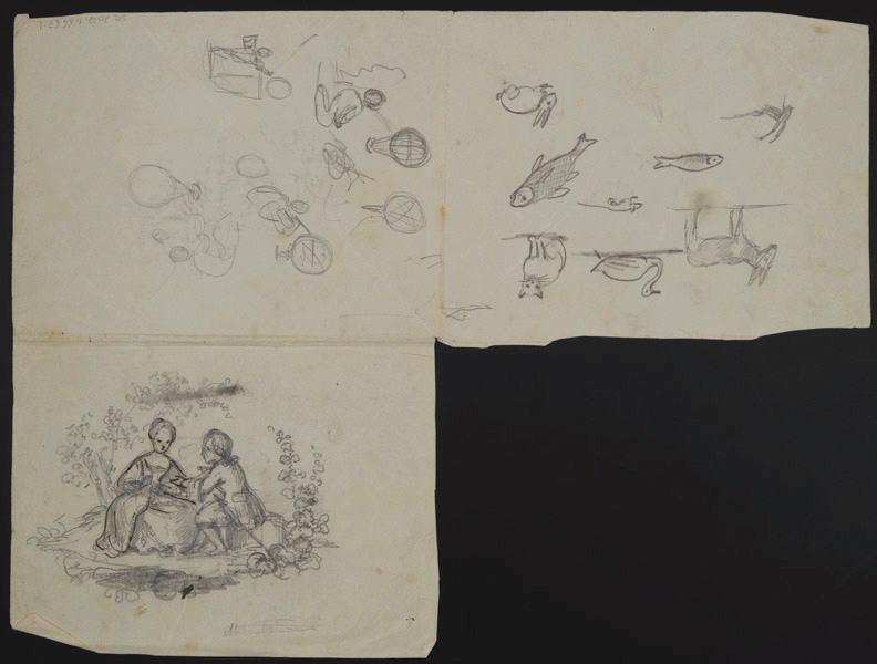 Eléments décoratifs, Jean-Charles Develly, 1ère moitié 19e siècle