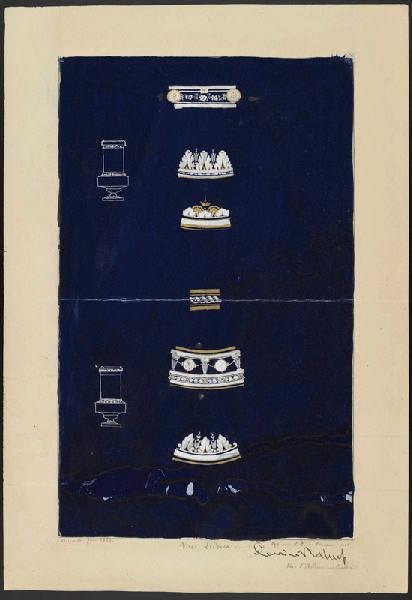 Eléments décoratifs [Vase Ledoux], Horace Désiré Bieuville, 1886