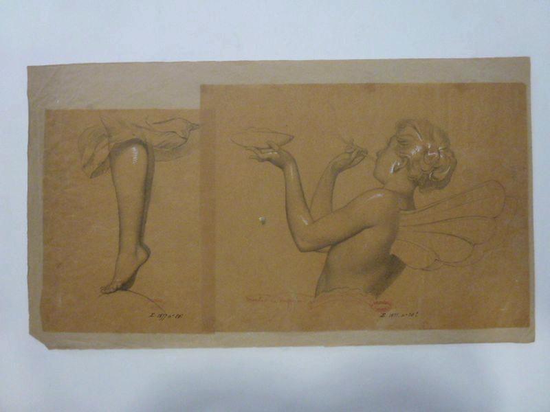 Eléments décoratifs [Vase], Eugène Froment, 1874,1877