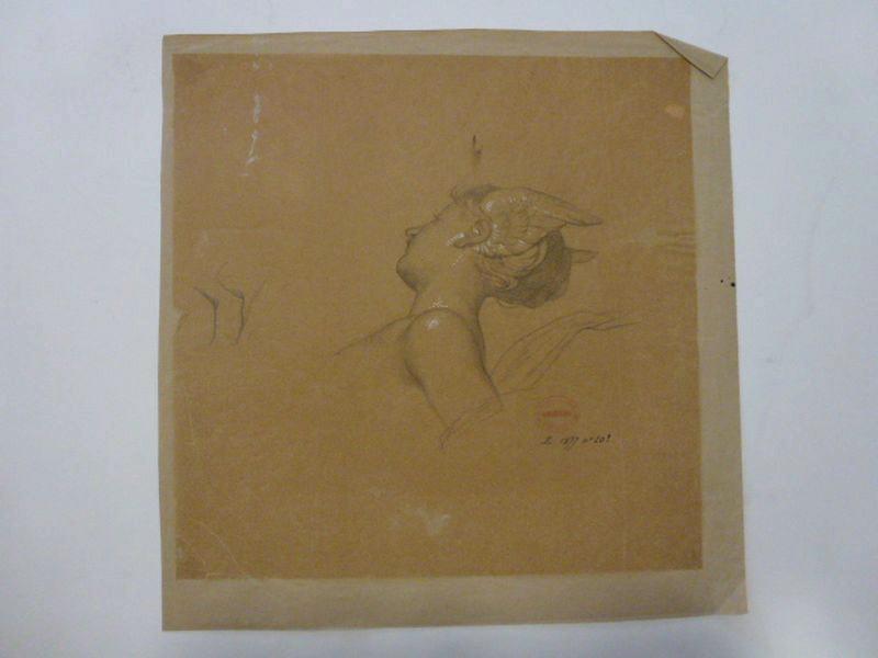 Elément décoratif [Vase], Eugène Froment, 1874,1877