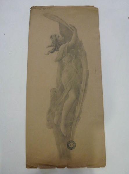Elément décoratif [Vase de Nîmes], Alfred Thompson Gobert, 1875
