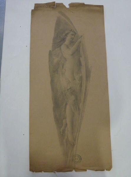 Elément décoratif [Vase de Nîmes], Alfred Thompson Gobert, 1875