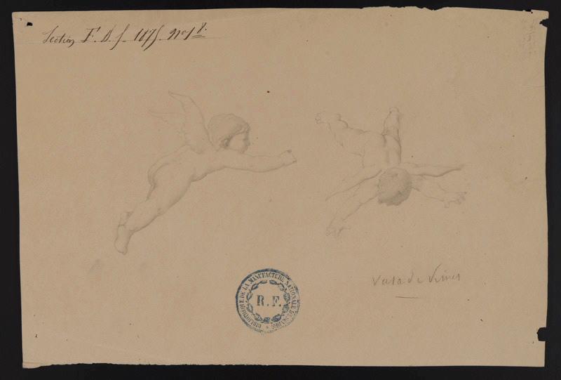 Eléments décoratifs [Vase de Nîmes], Alfred Thompson Gobert, 1875