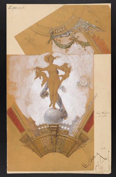 Eléments décoratifs [Vase Stephanus], Brunet, 1881