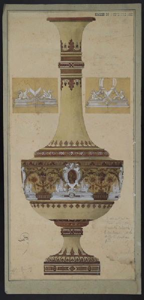 Vase, Horace Désiré Bieuville, 1885