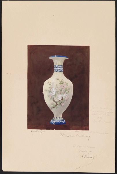 Vase d'Herculanum, Horace Désiré Bieuville, 1885