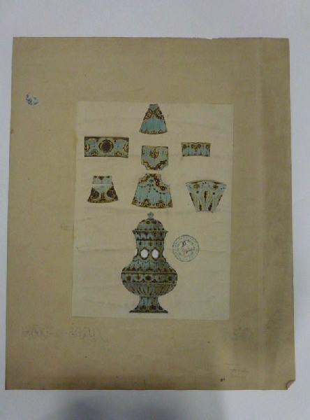 Vase hindou, Fournier, 1880