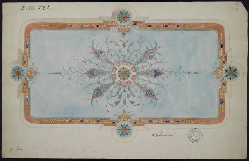 Elément de service en porcelaine pour fumeur, Horace Désiré Bieuville, 1881