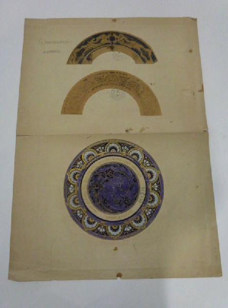 Assiettes, Fournier, 1883
