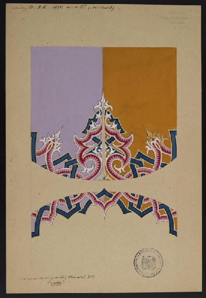 Eléments décoratifs [Vase potiche chinois], David, 1858