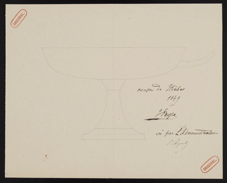 Coupe de Thèbes, Jean-Gabriel Peyre, 1849