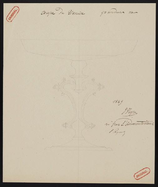 Coupe de Venise, Jean-Gabriel Peyre, 1849