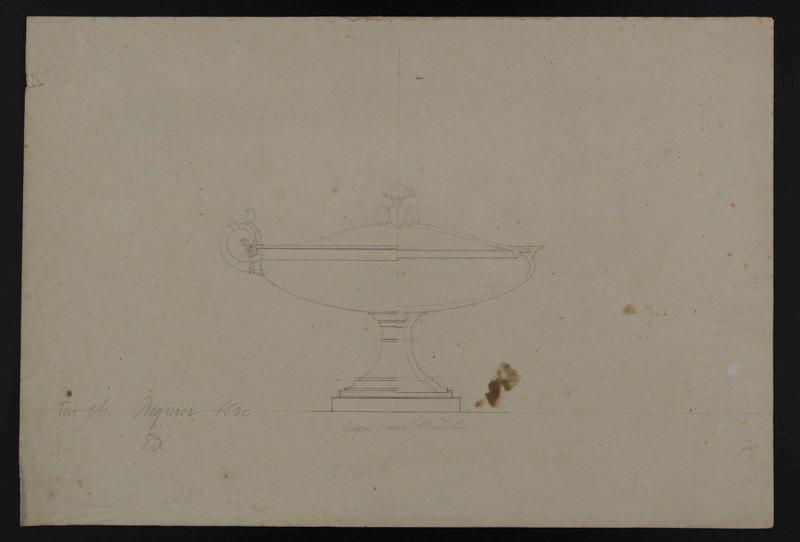 Coupe pour pendule, Regnier, 1830