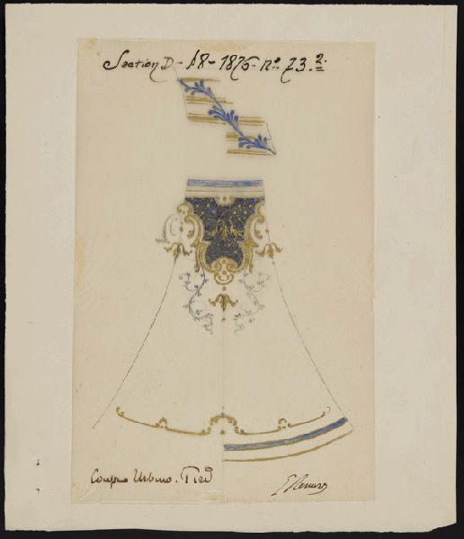 Elément décoratif [Coupe d'Urbino], Émile Renard, 2e moitié 19e siècle
