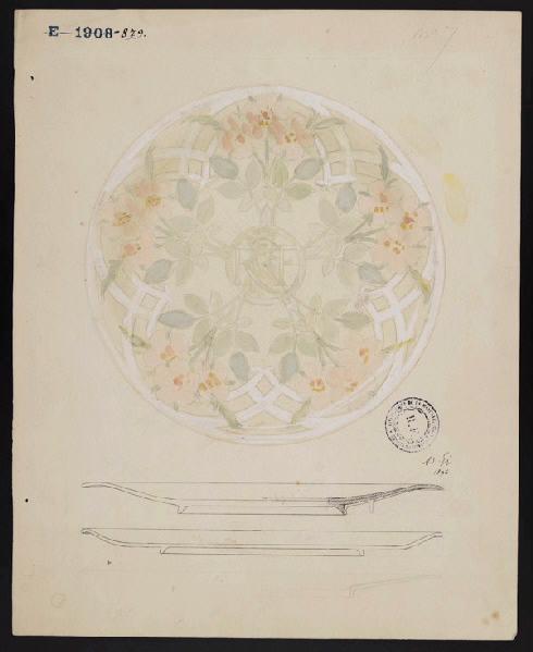 Assiette, Adolphe Giraldon, 1896
