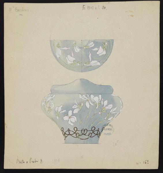 Boîte à poudre, Henri Barberis, 1898
