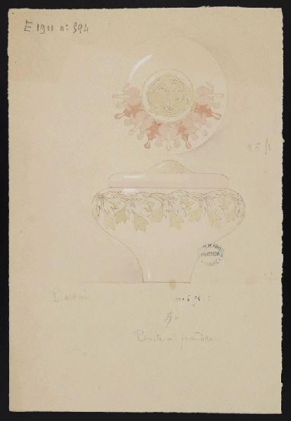 Boîte à poudre, Henri Barberis, 1898
