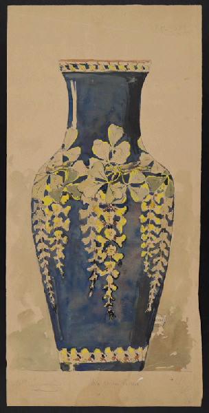 Vase antique chinois, Jeanne Leroux, 1896