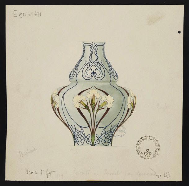 Vase de Saint-Cyr, Henri Barberis, 1898