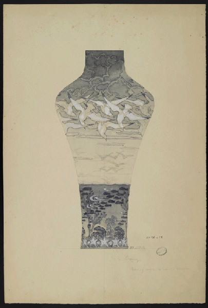 Vase Chagny, Horace Désiré Bieuville, 1898