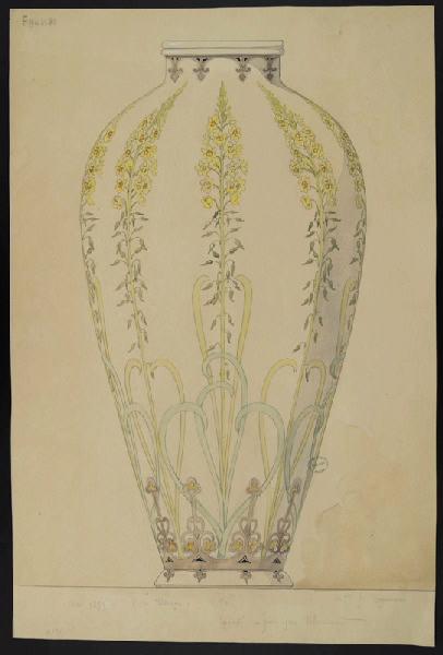 Vase de Bourges, Jeanne Leroux, 1898