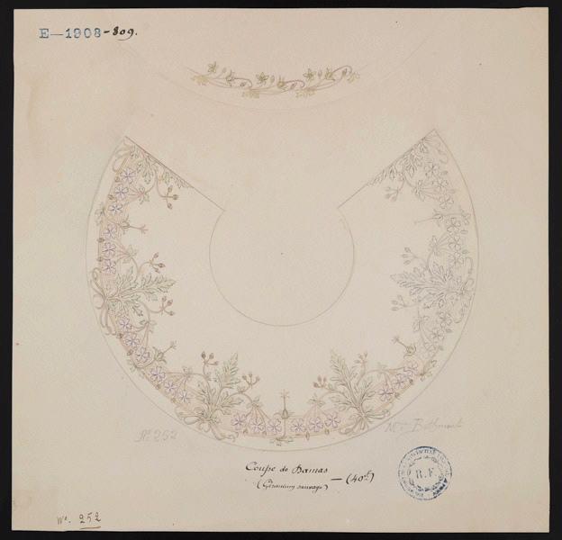 Vase coupe de Damas, Eugénie Bethmont, 1898