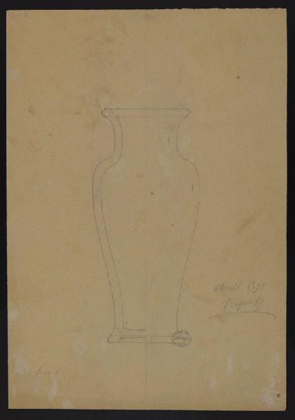 Vase, Pierre Joseph Baquet, 1891
