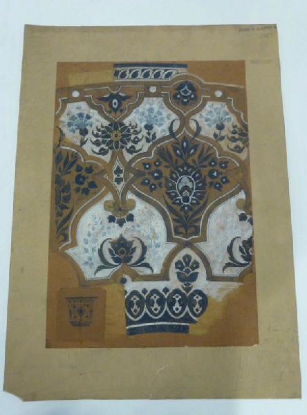 Eléments décoratifs [Vase], Horace Désiré Bieuville, 1885