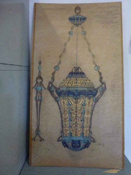 Lanterne de vestibule, Fournier, 4e quart 19e siècle